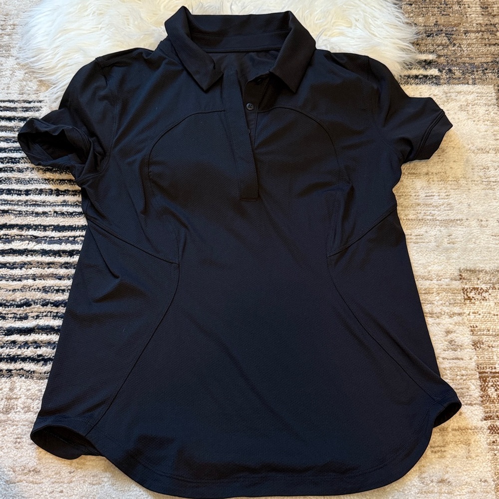 Lululemon Quick Drying Short Sleeve Polo, Size 6, worn 1x!